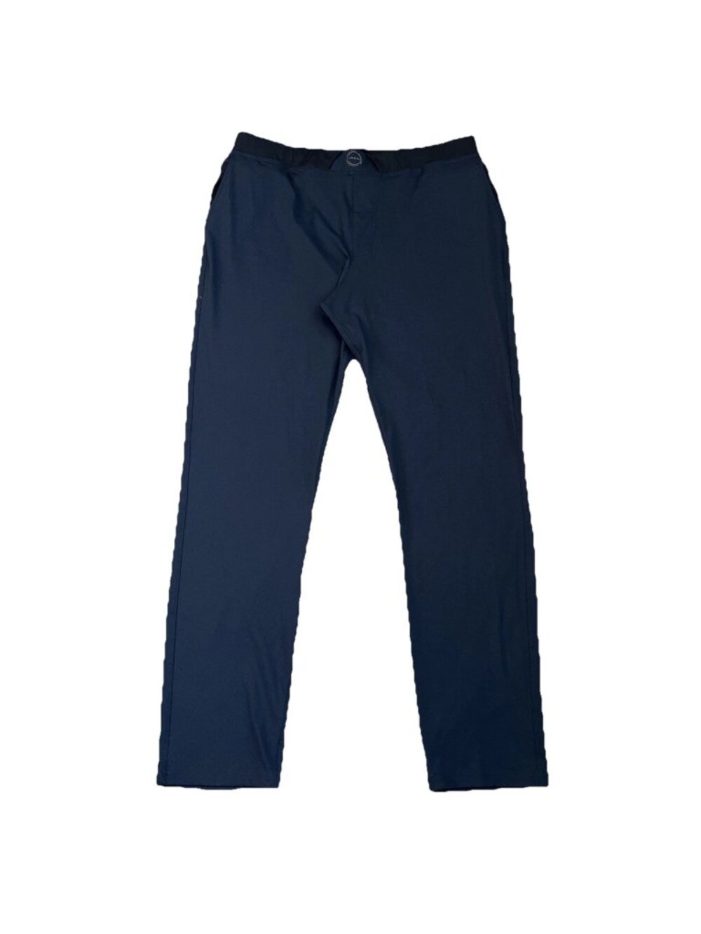 Hylete Ion Pants Mens XXL Navy Zip Pocket Drawstring Tapered Athleisure 36x34